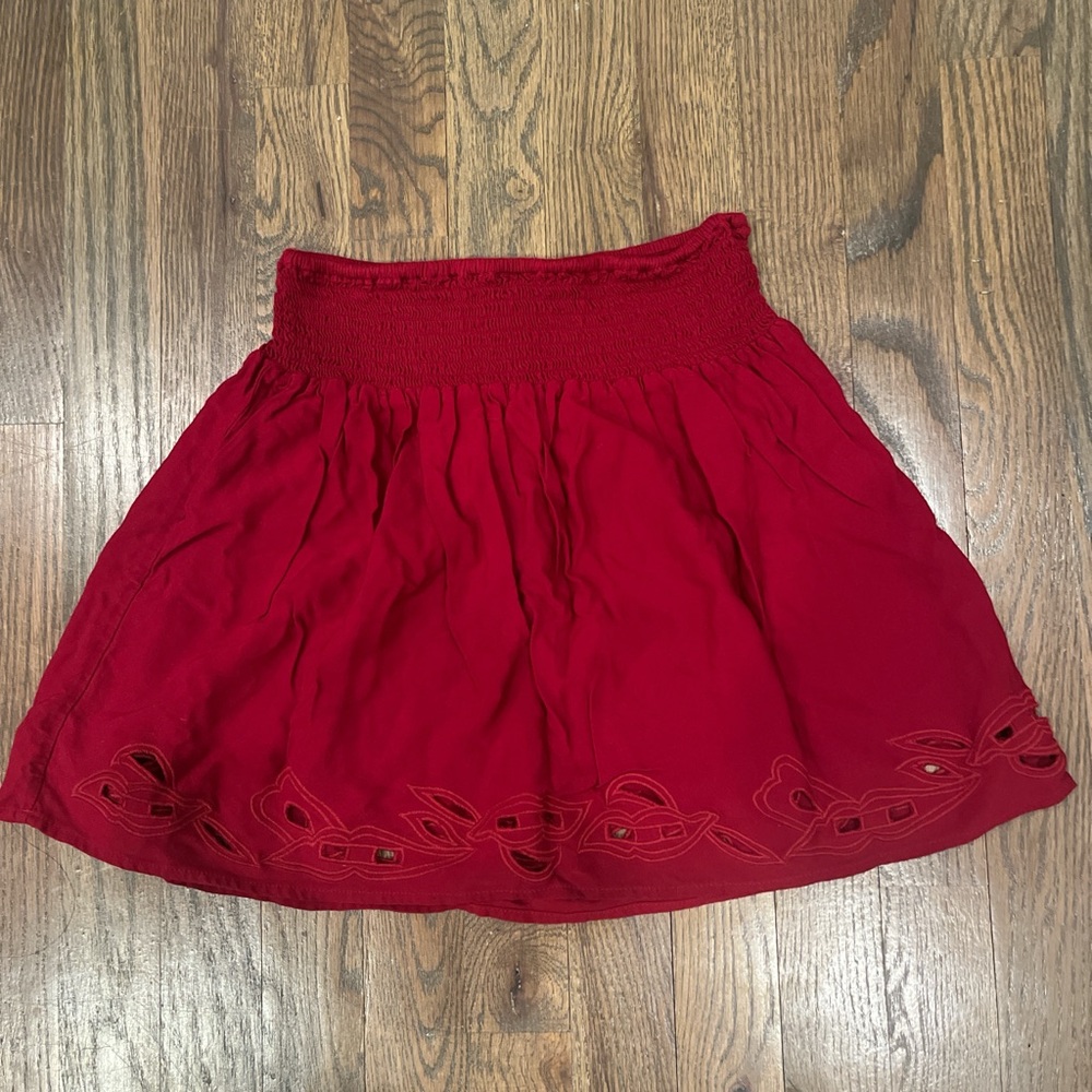 Forever 21 Cute Red Skirt